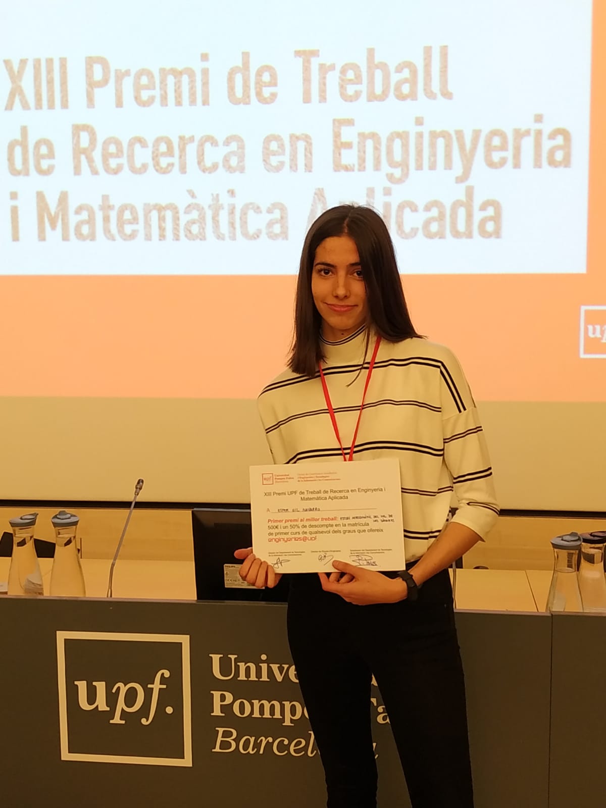 Ester Gil- Premi UPF