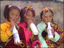 Niñas en el Festival