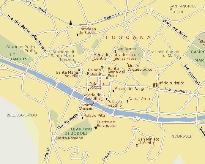Mapa Florencia