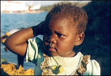 Niña africana