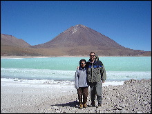 Los viajeros en la llanuras Bolvianas