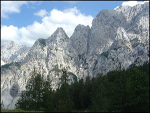 Montañas de los Alpes Julianos