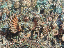 Figuras en el Gran Templo de Madurai