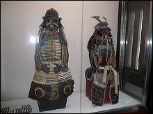 Armaduras de Samurais en el Castillo de Himeji