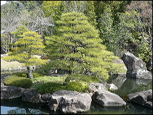 Imagen de los jardines  KOKO en Himeji 