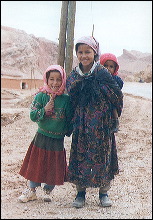 Niñas acogedoras en Marruecos