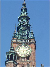 Reloj de Iglesia en Gdansk