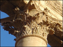 Capitel en la ciudad de Palmira