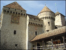 Castillo cerca de Montreux
