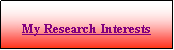 Cuadro de texto: My Research Interests  