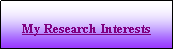 Cuadro de texto: My Research Interests 