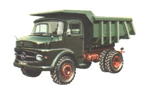 Dumper Mercedes - Benz de 1960.