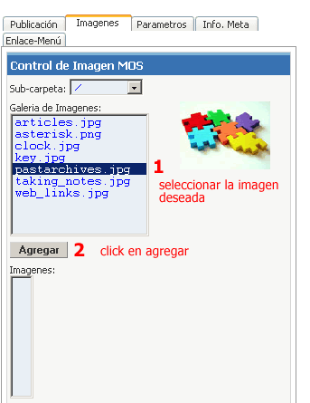 agregar y preparar im�genes para su publicaci�n dentro del contenido
