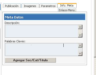 meta tags: datos y descripci�n