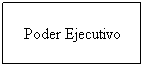 Cuadro de texto: Poder Ejecutivo

