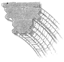 Detall peça. Diccionaire raisonié de l'architecture francaise du XIe au XVe siècle. Eugène Viollet-le-Duc.