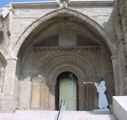 Detall Porta dels Fillols. Seu Vella de Lleida.