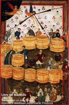 Mercat de gra. Libro del Biadailo. 1325.