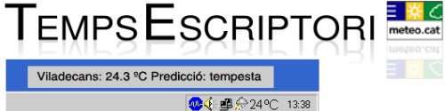 Visualitzar el temps a l'escriptori