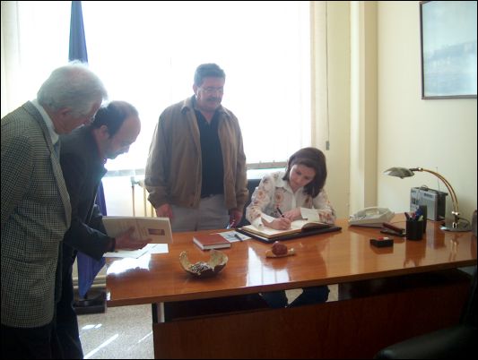Visita de la regidora de mediambient de l'Ajuntament de Tortosa i dels socis d'Alemanya