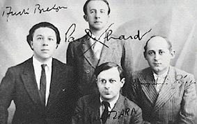 Breton, Eluard, Tzara, Péret