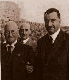 Walter Wild i Agustí Montal, el primer president (1899-1901) i el del cinquantanari (1846-1952)
