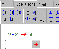 Feu clic per obrir una finestra de la Wiris