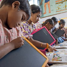 Niños en la escuela