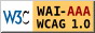 Icono de conformidad con el Nivel Triple-A,
de las Directrices de Accesibilidad para el
Contenido Web 1.0 del W3C-WAI Icono de conformidad con el Nivel Triple-A,
de las Directrices de Accesibilidad para el
Contenido Web 1.0 del W3C-WAI
