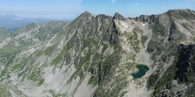 Panoramica des de puig Lanós