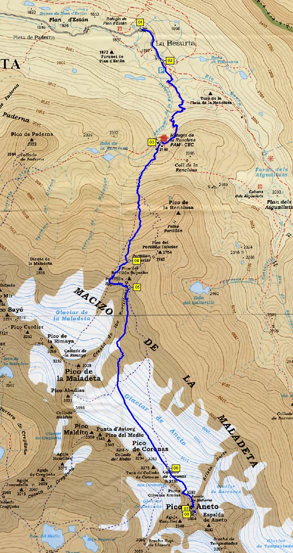 Mapa del recorregut