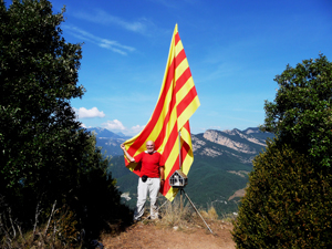 Bandera al serrat de Migdia