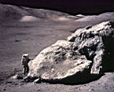 Foto de la exploracin de la Luna