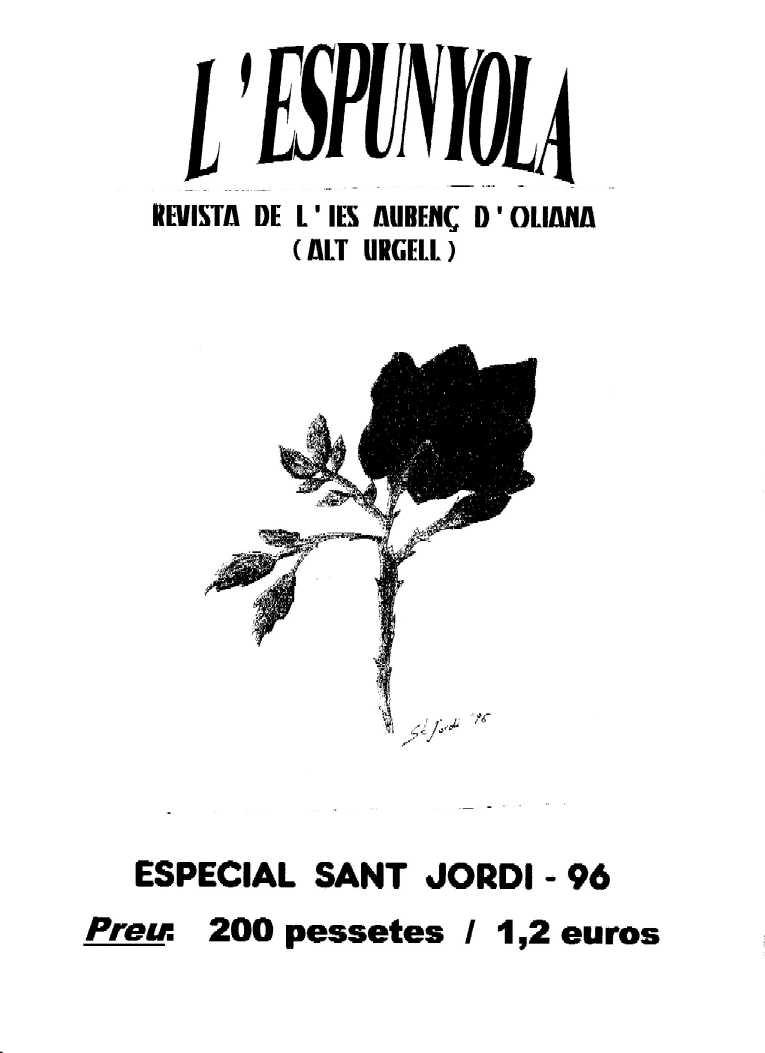 Portada de Sant Jordi 1996