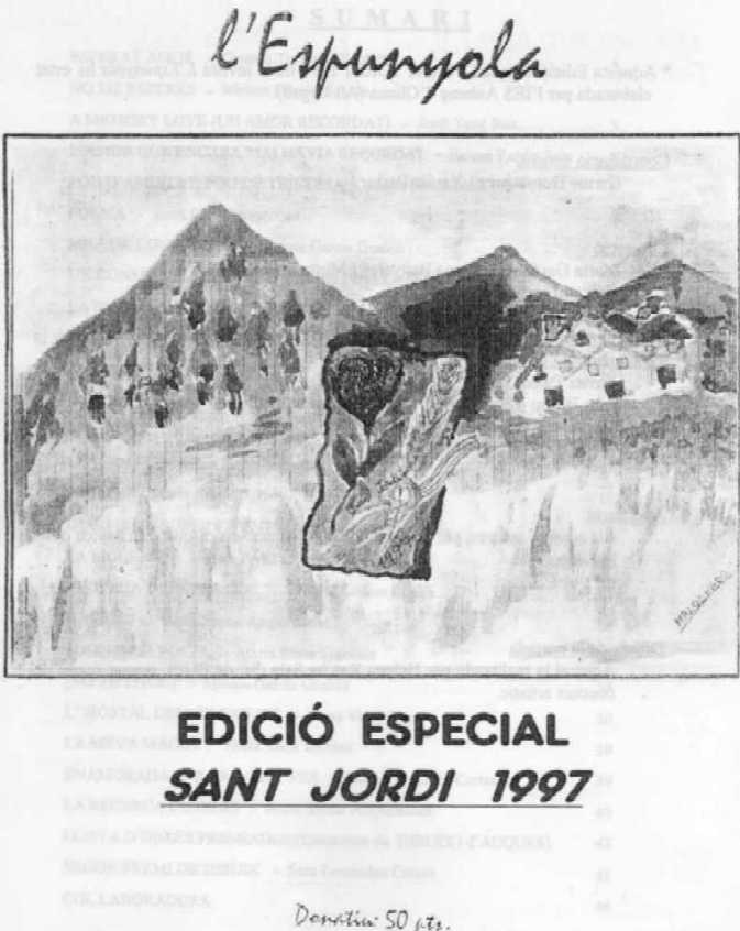 Portada de Sant Jordi 1997