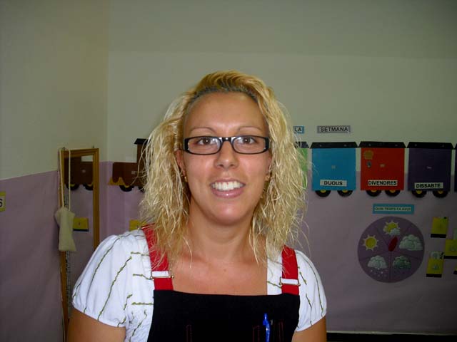 Carolina Amrani, tutora de P-3 A