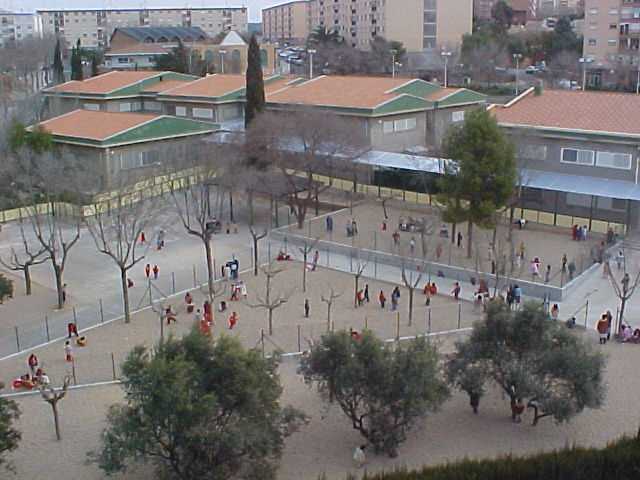 Vista de l'escola