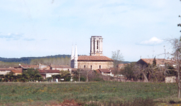 una vista del poble