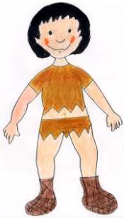Vestuari prehistòric de nena
