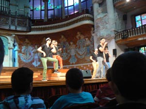 Espectacle de msiques del mn al Palau