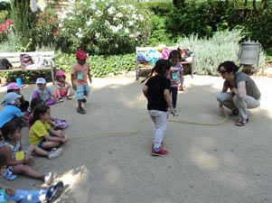 Mat de jocs al Parc de les Aiges