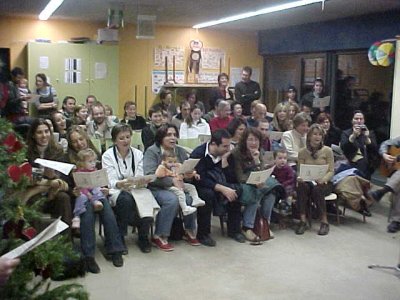 La celebració del Nadal amb les famílies.