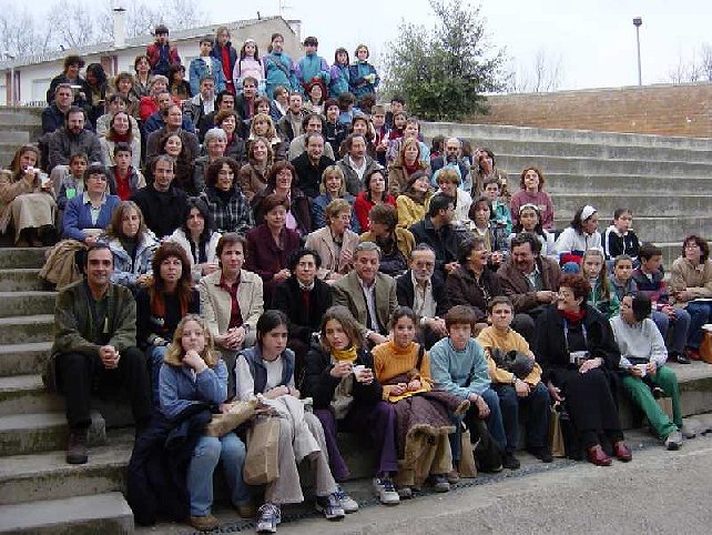 La foto de grup dels assistents al Frum