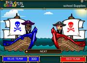Descripció: School Supplies Volley Game