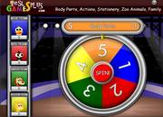 Descripció: body parts, action verbs, stationery game