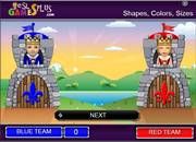 Descripció: shapes, colors, sizes, vocabulary game