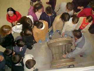 mostrant un rodet de la turbina