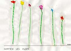Surten les flors. Marc