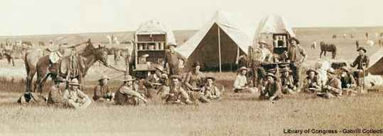 Campament de cowboys