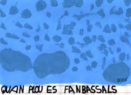 Quan plou es fan bassals. Jordi